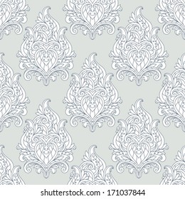 Damask seamless pattern for design.