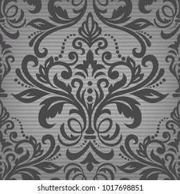 Damask seamless pattern for design. Vector Illustration