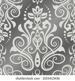 Damask seamless pattern for design. Vector Illustration