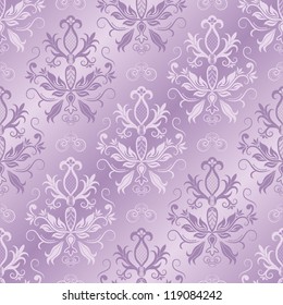 Damask seamless pattern for design. Vector Illustration