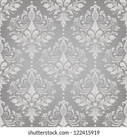 Damask seamless pattern for design. Vector Illustration