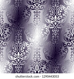 Damask seamless pattern for design. Vector Illustration