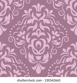 Damask seamless pattern for design. Vector Illustration