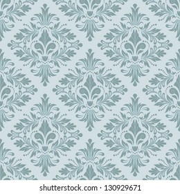 Damask seamless pattern for design. Vector Illustration