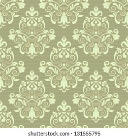 Damask seamless pattern for design. Vector Illustration