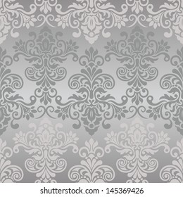 Damask seamless pattern for design. Vector Illustration