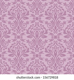 Damask seamless pattern for design. Vector Illustration