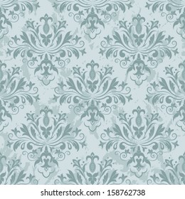 Damask seamless pattern for design. Vector Illustration