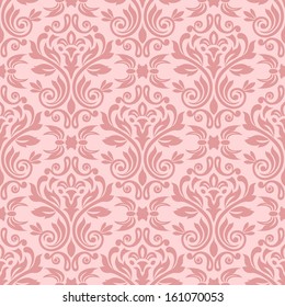 Damask seamless pattern for design. Vector Illustration