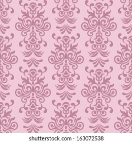 Damask seamless pattern for design. Vector Illustration