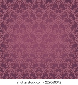 Damask seamless pattern for design. Vector Illustration