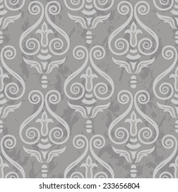 Damask seamless pattern for design. Vector Illustration