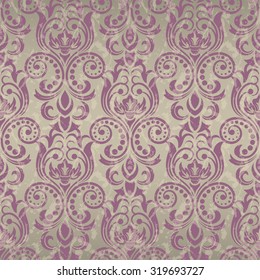 Damask seamless pattern for design. Vector Illustration