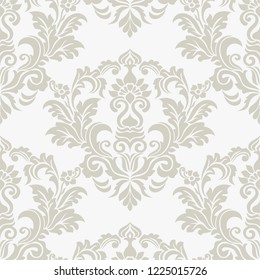 Damask seamless pattern. element. classical luxury old fashioned victorian texture floral, wallpapers, textile, wrapping vector background.