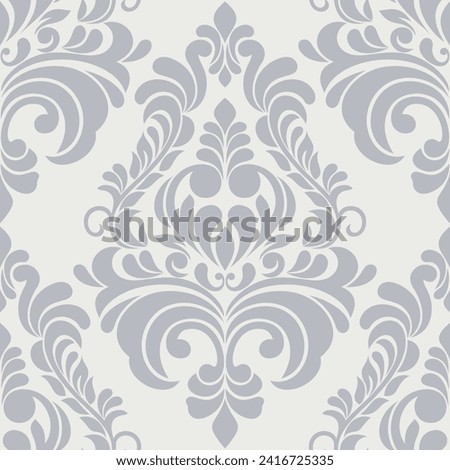 Damask seamless pattern. element. classical luxury old fashioned victorian texture floral, wallpapers, textile, wrapping vector background.