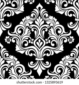 Damask seamless pattern. element ornamental classical luxury old fashioned wallpapers, textile, wrapping vector background.