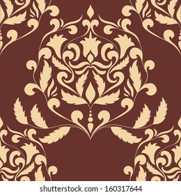 Damask seamless pattern element for your own design