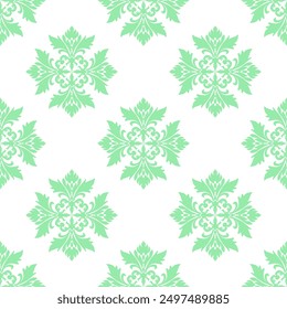Damask seamless pattern element.Seamless pattern with leaves Vector classical luxury old fashioned damask ornament, royal victorian seamless texture for wallpapers, textile, wrapping.
