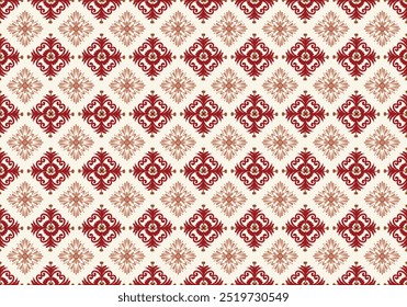 Damasco Bordado padrão sem costura, estilo tailandês. arte ornamento print.Design para tapete, cover.wallpaper, envoltório, tecido, roupas
