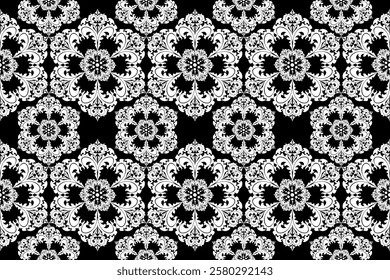 Damask seamless pattern gives a luxurious feel.