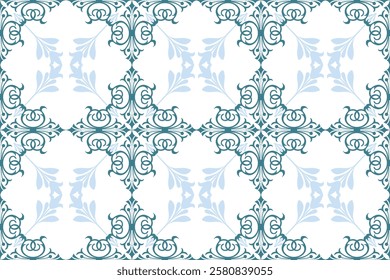 Damask seamless pattern gives a luxurious feel.