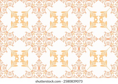 Damask seamless pattern gives a luxurious feel.