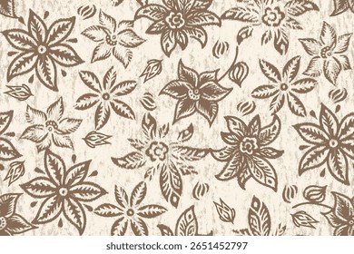 Damask seamless pattern, Ikat floral seamless pattern background, vector illustration, Ikat ethnic oriental embroidery, Aztec style, baroque. Design for texture, fab,clothing, decoration,fashion, tile