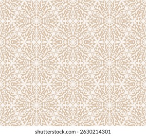 damask seamless pattern with Ornamental Motifs for Decor Design.