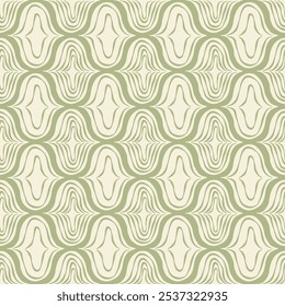 Damask seamless pattern. Simple ornament endless background. Surface pattern design geometric motif. Vector hand drawn flat illustration.