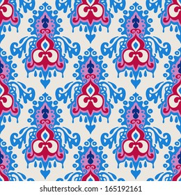 Damask seamless pattern vector