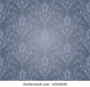 Damask seamless pattern. Vector