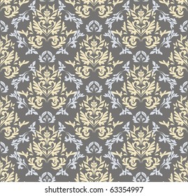 Damask seamless pattern. Vector