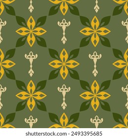 Damask Seamless Pattern - Vector Illustration background damask floral Classical luxury old fashioned damask ornament vintage
