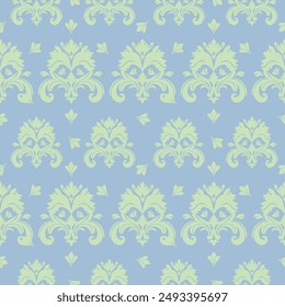 Damask Seamless Pattern - Vector Illustration background damask floral Classical luxury old fashioned damask ornament vintage