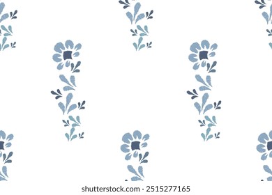 Damask seamless pattern,Ikat floral seamless pattern on white background,vector illustration,Ikat ethnic oriental embroidery,Aztec style,baroque.design for texture,fab,clothing,decoration,fashion.