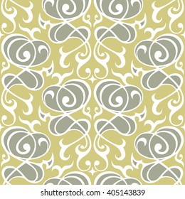 Damask seamless pattern.Traditional vector eastern ornament.Element of arabic script. Texture for wallpapers,textile,upholstery fabric. Vector background.Colorful   islamic tracery.
