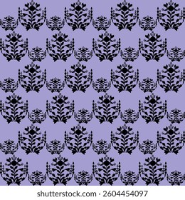 Damask seamless vector background. baroque style pattern. Graphic ornate pattern for wallpaper, fabric, packaging, wrapping. Damask flower ornament.