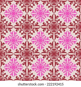Damask seamless vector pattern. Vector abstract background