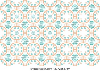 Damask seamless vector pattern background