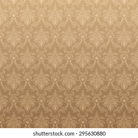 Damask Seamless Vector Pattern Set.  Elegant Design in Royal  Baroque Style Background Texture. Floral and Swirl Elements. Ideal for Textile Print and Wallpapers.