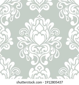 Damask seamless vector wallpaper pattern design