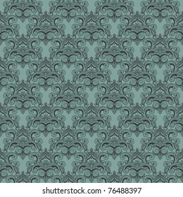 Damask seamless wallpaper