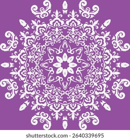 Damask Silk Tribal Art Seamless Abstract Geometric Pattern Folk Embroidery, Aztec Ornament Print. Design for Carpet, Wallpaper, Clothing, Wrapping, Fabric