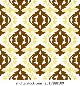 Diseño de ilustración de patrón barroco victoriano de seda de damasco para envolver, tela, seda, bufanda Clásica de lujo real Antiguas, adorno de Elementos paisley textura sin costuras para Fondos de pantalla Motivos Africano
