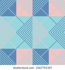 Damask style pattern for textile and decoration.Seamless pattern in tribal.Native aztec boho vector design.Background patch pattern with traditional style,design for decoraation and textiles