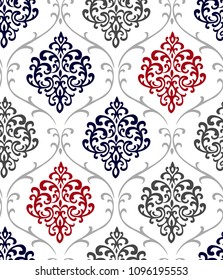 Damask texture for carpet, curtain, blanket,cushion,bed spread design