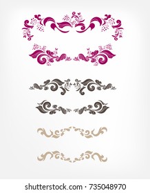 damask vector design elements