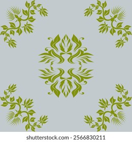 damask vector illustration pattern design