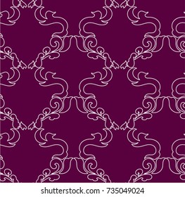 damask vector pattern