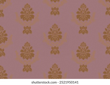 Damask vector seamless pattern elements. Elegant ornament, old style, antique, royal seamless texture for wallpaper, textiles, wrapping.